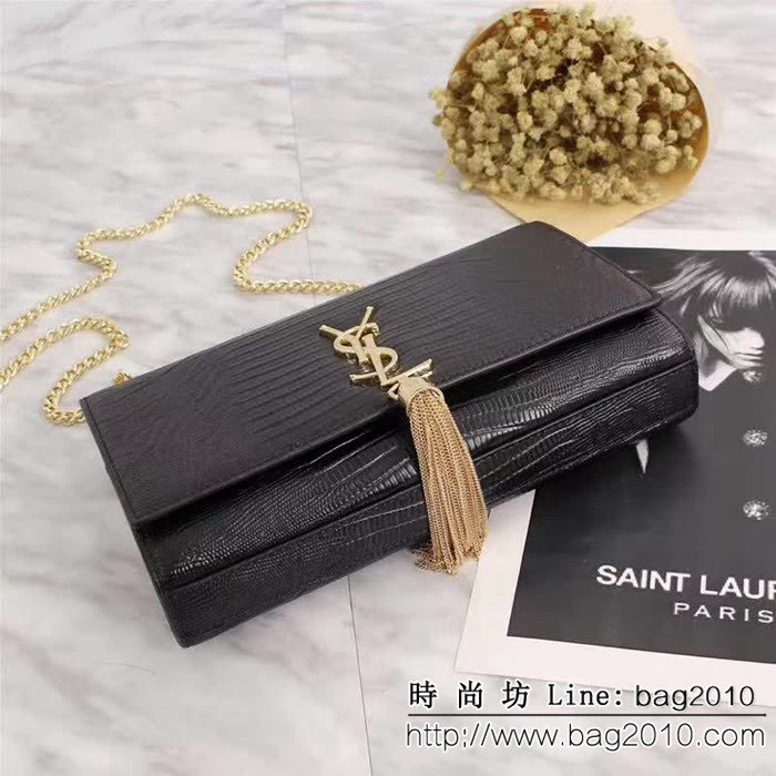YSL聖羅蘭 專櫃品質 蜥蜴紋牛皮鏈條挎包 26814 YAS1170